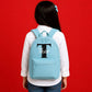Kids Backpack with Custom Initial & Name - Small Size