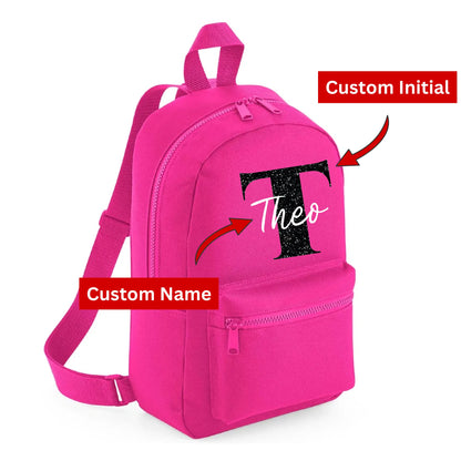 Kids Backpack with Custom Initial & Name - Small Size