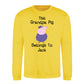 Custom Grandpa Pig Belongs Father Day Printed Unisex Sweatshirt