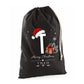 Custom Initial Name Santa Hat Christmas Santa Sack