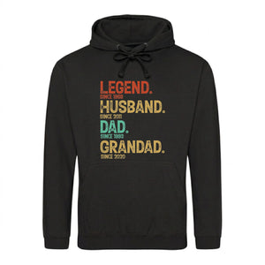 Custom Life Milestones Since Father’s Day Printed Unisex Hoodie