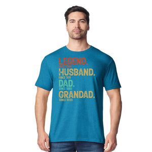 Custom Life Milestones Since Fathers Day Printed Unisex T-Shirt