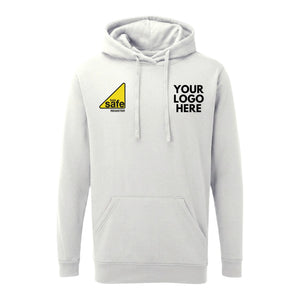 Custom Logo Gas Safe Register Workwear Printed Hoodie-PW5130-White