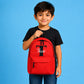 Kids Backpack with Custom Initial & Name - Large Size