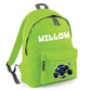 Personalised Kids Backpack with Custom Name & Monster Truck Design - Large Size
