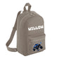 Personalised Kids Backpack with Custom Name & Monster Truck Design - Small Size