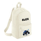 Personalised Kids Backpack with Custom Name & Monster Truck Design - Small Size