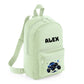 Personalised Kids Backpack with Custom Name & Monster Truck Design - Small Size