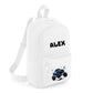 Personalised Kids Backpack with Custom Name & Monster Truck Design - Small Size