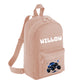 Personalised Kids Backpack with Custom Name & Monster Truck Design - Small Size