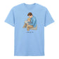 Custom Names Dad & Son Fathers Day Printed Unisex T-Shirt