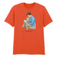 Custom Names Dad & Son Fathers Day Printed Unisex T-Shirt