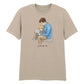 Custom Names Dad & Son Fathers Day Printed Unisex T-Shirt