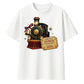 Custom North Pole Express Train Ticket Christmas Oversized T-Shirt
