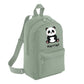Personalised Panda Kids Backpack with Custom Name - Small Size