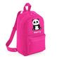 Personalised Panda Kids Backpack with Custom Name - Small Size