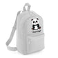 Personalised Panda Kids Backpack with Custom Name - Small Size