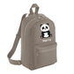 Personalised Panda Kids Backpack with Custom Name - Small Size