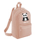 Personalised Panda Kids Backpack with Custom Name - Small Size