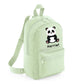 Personalised Panda Kids Backpack with Custom Name - Small Size