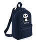 Personalised Panda Kids Backpack with Custom Name - Small Size
