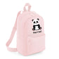Personalised Panda Kids Backpack with Custom Name - Small Size