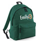 Cute Elephant Kids Backpack with Custom Name - Large Size