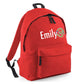 Cute Elephant Kids Backpack with Custom Name - Large Size