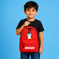 Penguin Kids Backpack with Custom Initial - Large Size