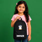 Penguin Kids Backpack with Custom Initial - Large Size