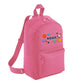 Personalised Space Rocket Kids Backpack with Custom Name - Small Size