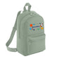 Personalised Space Rocket Kids Backpack with Custom Name - Small Size
