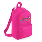 Personalised Space Rocket Kids Backpack with Custom Name - Small Size