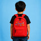 Personalised Space Rocket Kids Backpack  with Custom Name - Large Size