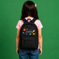 Personalised Space Rocket Kids Backpack  with Custom Name - Large Size