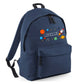 Personalised Space Rocket Kids Backpack  with Custom Name - Large Size
