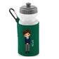 Personalised Kids Water Bottle with Custom Name School Boy Design