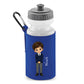 Personalised Kids Water Bottle with Custom Name School Boy Design