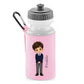 Personalised Kids Water Bottle with Custom Name School Boy Design
