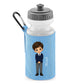 Personalised Kids Water Bottle with Custom Name School Boy Design