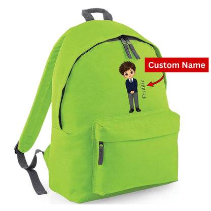 Custom Name Personalised Kids Backpack - Large Size