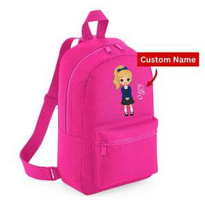 Customised Small Kids Backpack with Custom Name - Small Size