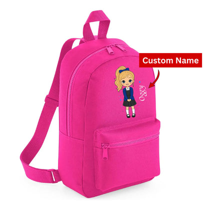 Customised Small Kids Backpack with Custom Name - Small Size