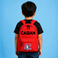 Personalised Shark Kids Backpack with Custom Name - Large Size