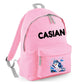 Personalised Shark Kids Backpack with Custom Name - Large Size