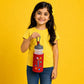 Personalised Space Rocket Kids Water Bottle with Custom Name