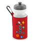 Personalised Space Rocket Kids Water Bottle with Custom Name
