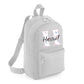 Custom Initial & Name Kids Backpack- Small Size