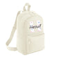 Custom Initial & Name Kids Backpack- Small Size