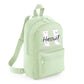 Custom Initial & Name Kids Backpack- Small Size